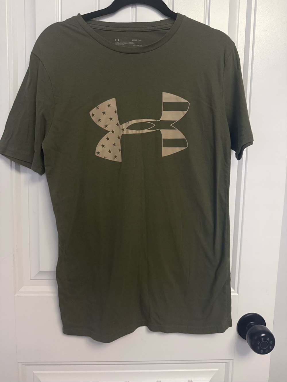 Under Armour Olive Green Short Sleeve Logo Tee